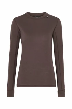 Áhkká Langærmet undertrøje Merino Wool LS Tee W^Dame Skiundertøj|Skiundertøj