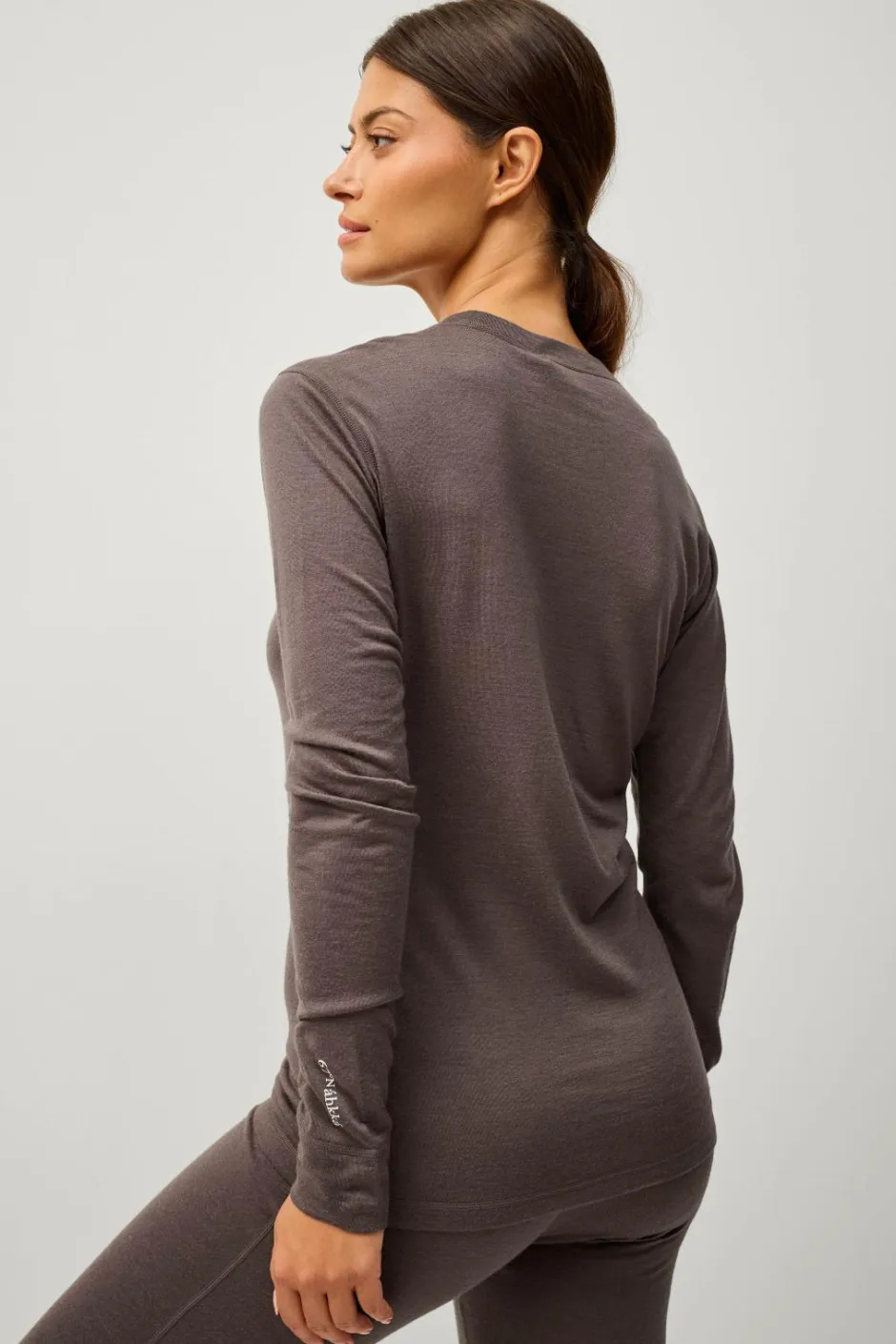 Áhkká Langærmet undertrøje Merino Wool LS Tee W^Dame Skiundertøj|Skiundertøj