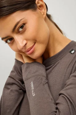 Áhkká Langærmet undertrøje Merino Wool LS Tee W^Dame Skiundertøj|Skiundertøj