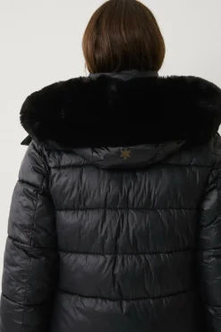 Áhkká Parka Gold Shiny Parka w Detachable Hood^Dame Overtøj|Overtøj