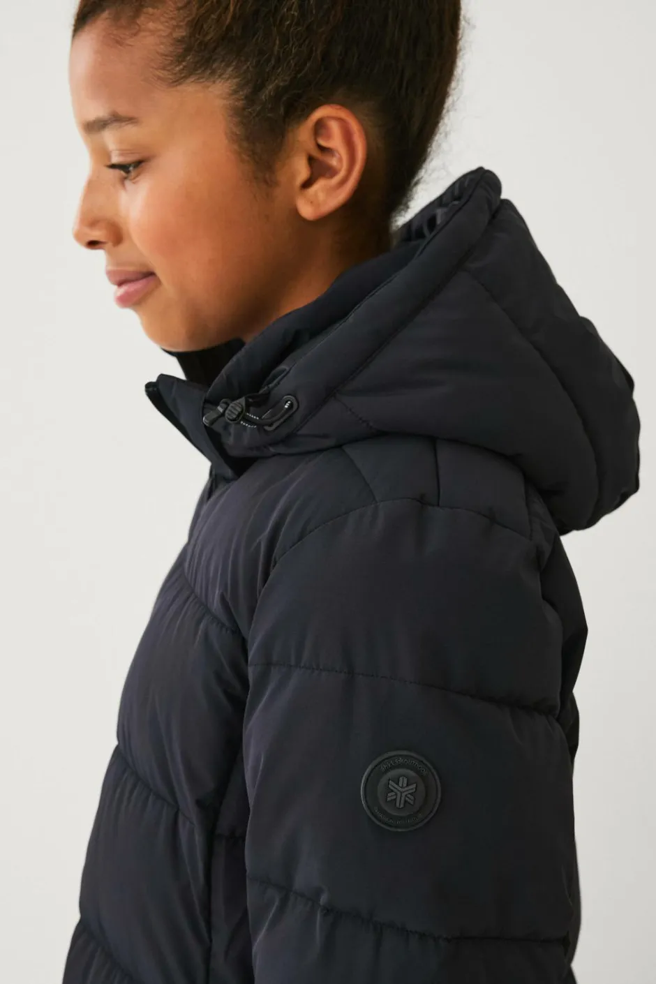 Best Parkacoat Long Padded Parka W Hood Jr Børn Overtøj