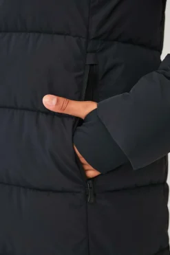 Best Parkacoat Long Padded Parka W Hood Jr Børn Overtøj