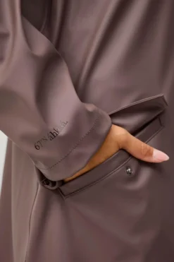 Online Regnjakke PU Parka W Dame Overtøj|Overtøj