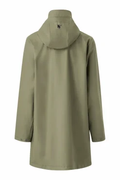 Hot Regnjakke PU Parka W Dame Regntøj