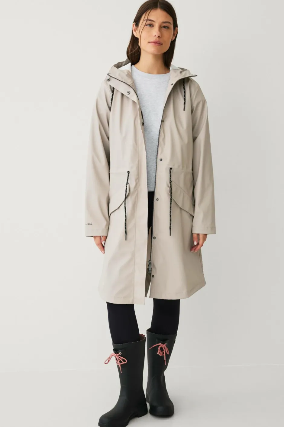 Áhkká Regnparka Rain Waist Parka PU^Dame Overtøj|Overtøj