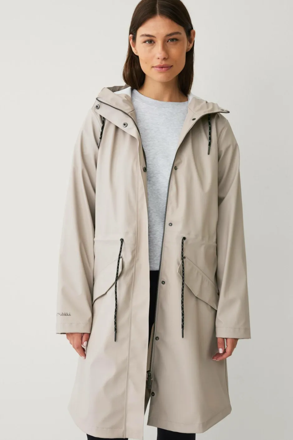 Áhkká Regnparka Rain Waist Parka PU^Dame Overtøj|Overtøj