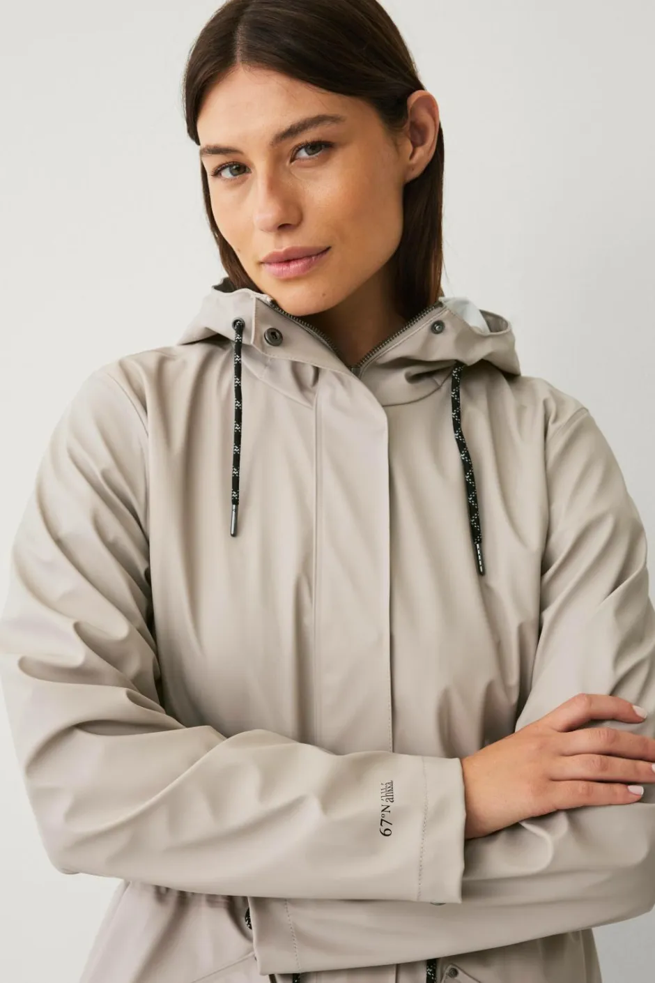 Áhkká Regnparka Rain Waist Parka PU^Dame Overtøj|Overtøj