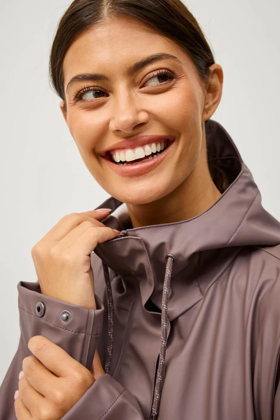 Áhkká Regnparka Rain Waist Parka PU^Dame Regntøj