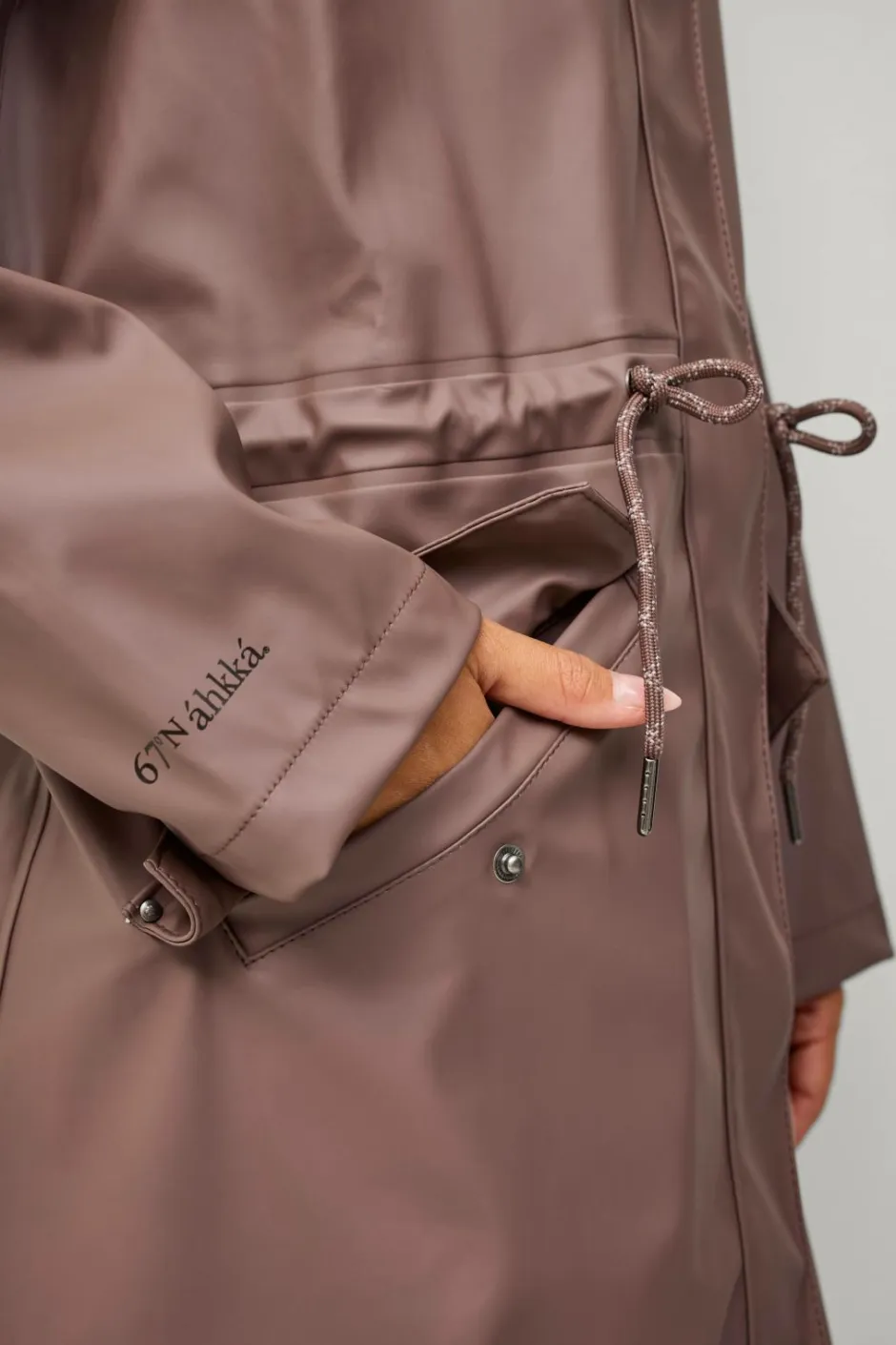 Áhkká Regnparka Rain Waist Parka PU^Dame Regntøj