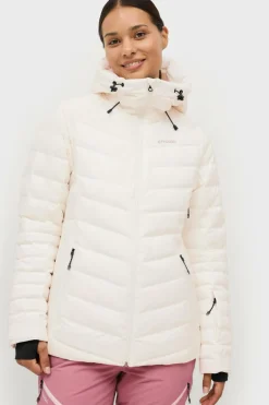 Áhkká Skidjacka Quilted Ski Jacket^Dame Overtøj|Overtøj