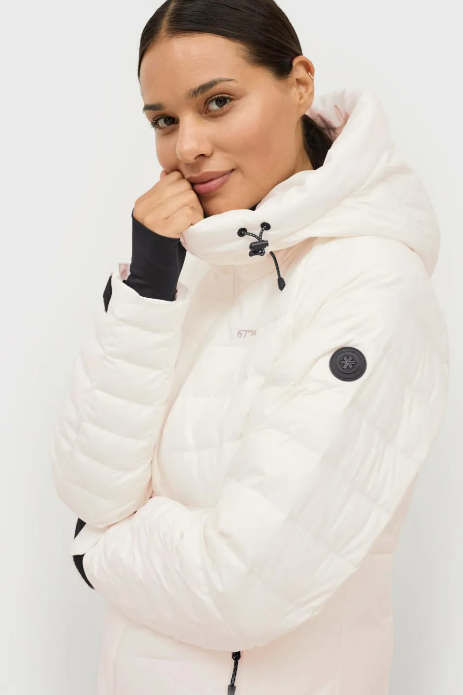 Áhkká Skidjacka Quilted Ski Jacket^Dame Overtøj|Overtøj