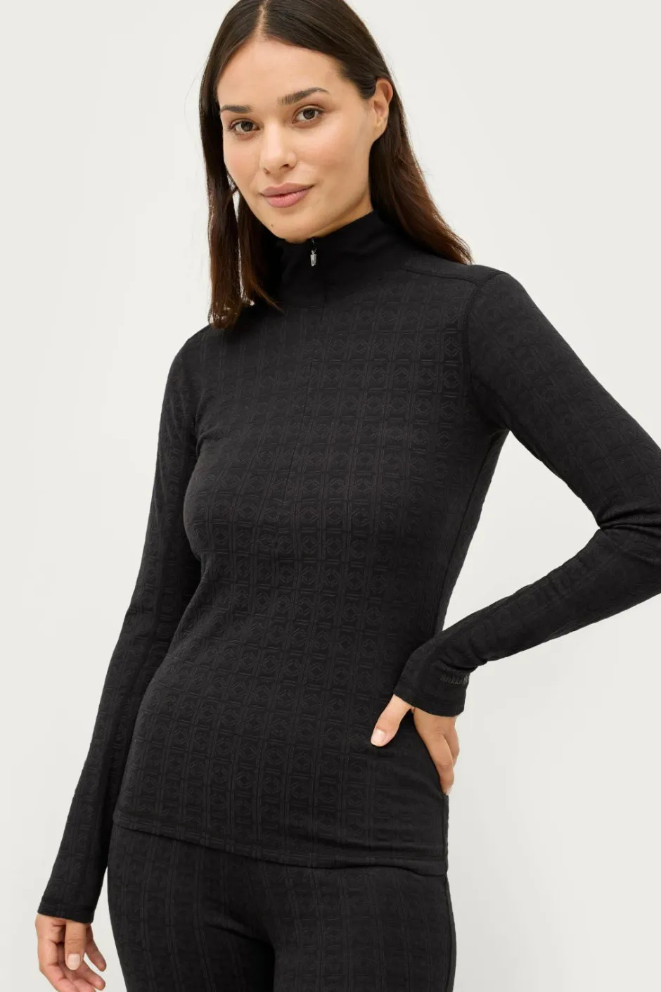 Termisk top Gold Underwear LS Tee Dame Skiundertøj|Skiundertøj