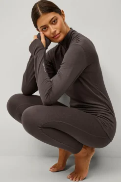 Áhkká Termisk top Merino Wool LS Halfzip W^Dame Skiundertøj|Skiundertøj