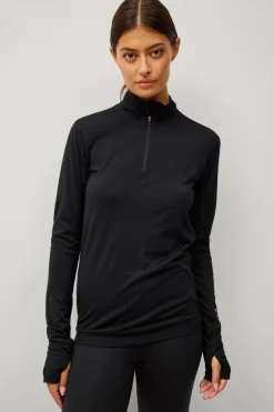 Sale Termisk top Merino Wool LS Halfzip W Dame Skiundertøj|Skiundertøj