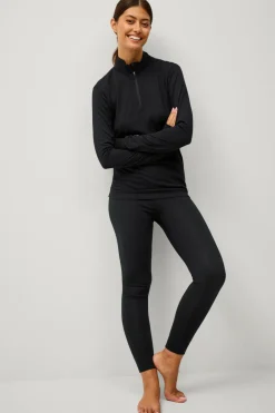 Sale Termisk top Merino Wool LS Halfzip W Dame Skiundertøj|Skiundertøj