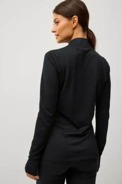 Sale Termisk top Merino Wool LS Halfzip W Dame Skiundertøj|Skiundertøj