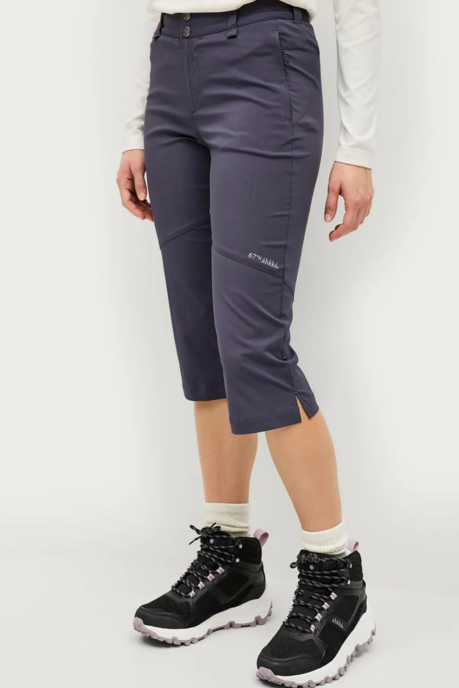 Áhkká Trekkingbukser Lightweight Trekking Capri^Dame Overtøj|Overtøj