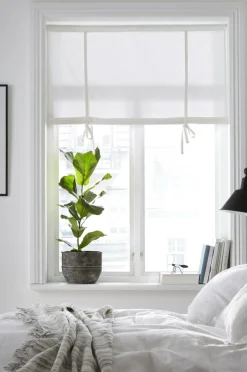 Sale Roll up-gardin af halvpanama Julegardiner|Foldegardiner