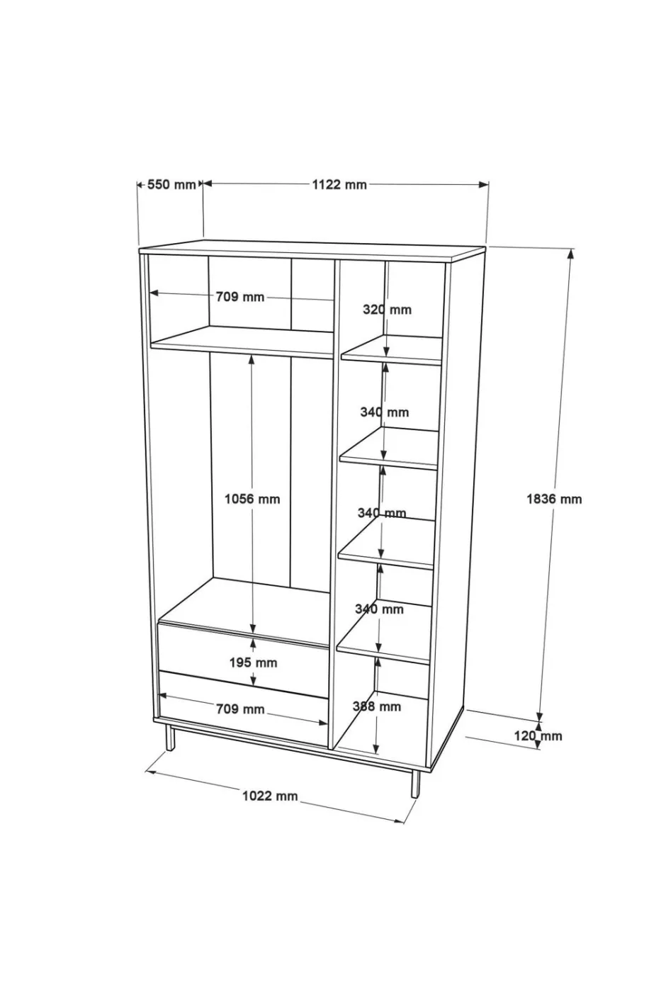 New Garderobe-Calpin Garderobeskabe