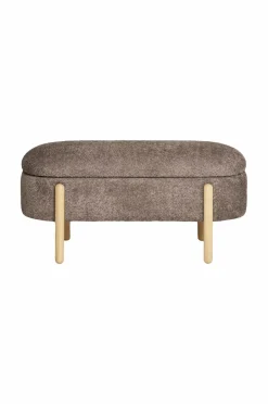 Discount Bænk med opbevaring Branca Puffer & Fodskamler