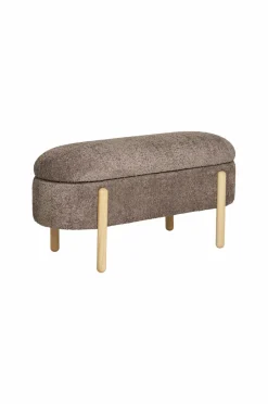 Discount Bænk med opbevaring Branca Puffer & Fodskamler