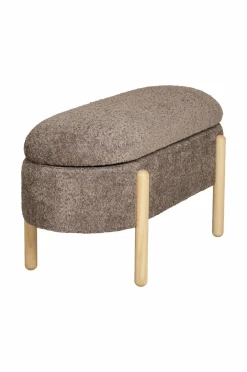 Discount Bænk med opbevaring Branca Puffer & Fodskamler