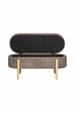 Discount Bænk med opbevaring Branca Puffer & Fodskamler