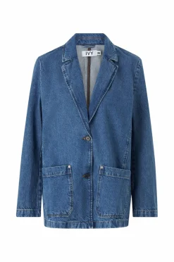 IVY Copenhagen Denimblazer Ivy-Brooke Boxy Blazer Wash Jaca^Dame Blazere & Veste