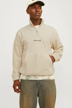 Jack & Jones Fleecetrøje jorVesterbro Fleece Quarter Zip^ Overtøj|Overtøj