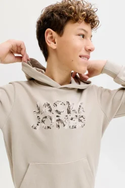 Discount Hættetrøje jjeJeff Logo Sweat Jnr Børn Sweatshirts & Hoodies