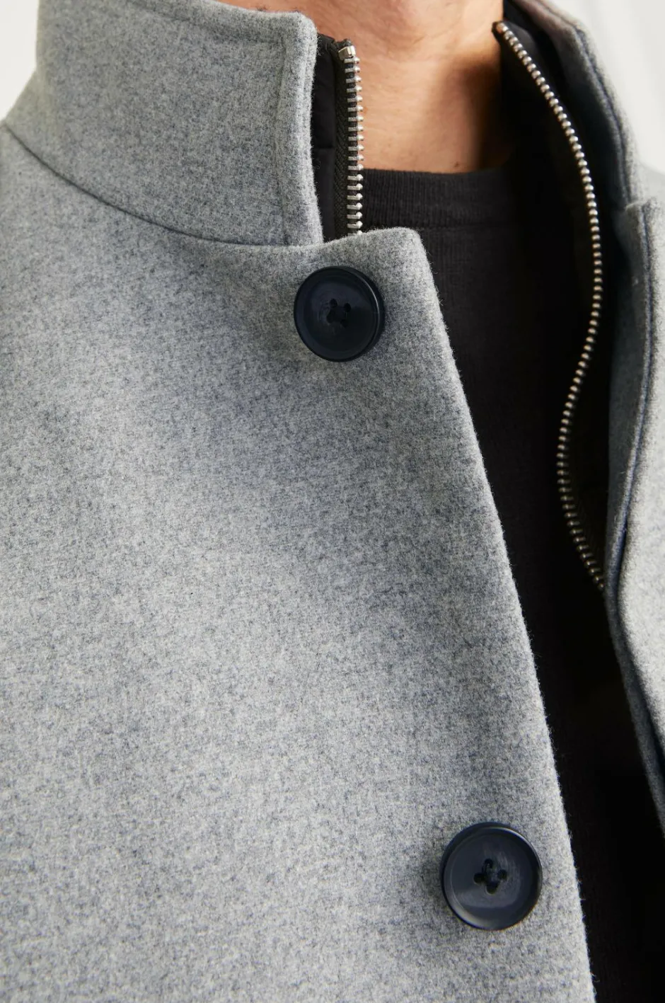 Jack & Jones Jakke jjeHarrison Wool Jacket SN^ Jakker & Frakker