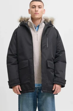 Hot Parka jjCharlie Detachable Faux Fur Jakker & Frakker