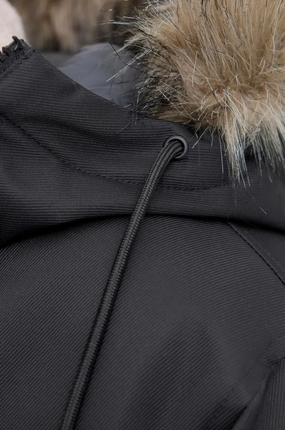 Hot Parka jjCharlie Detachable Faux Fur Jakker & Frakker