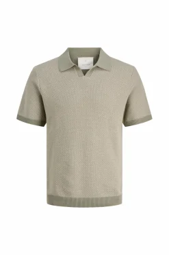 Outlet Poloshirt jprcCeaston Knit Split Neck SS SN Poloshirts