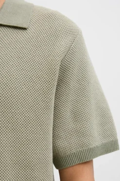 Outlet Poloshirt jprcCeaston Knit Split Neck SS SN Poloshirts