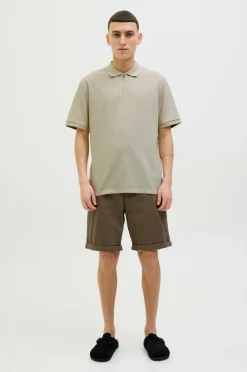 Jack & Jones Poloshirt jjeAustin Zip Polo SS^ Poloshirts