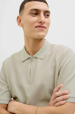 Jack & Jones Poloshirt jjeAustin Zip Polo SS^ Poloshirts