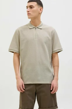 Jack & Jones Poloshirt jjeAustin Zip Polo SS^ Poloshirts