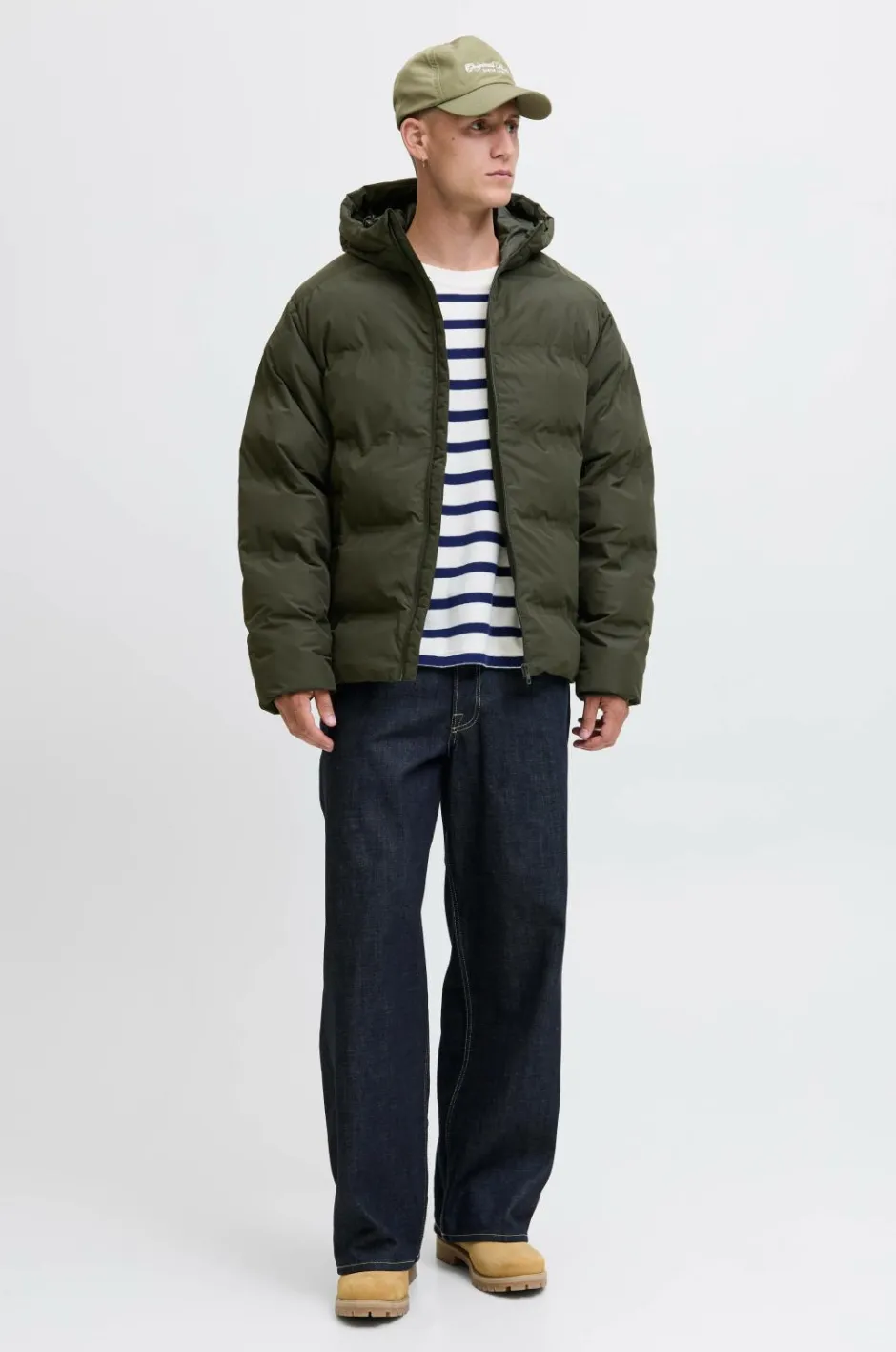 Pufferjakke jjeSoho Puffer Hood SN Jakker & Frakker