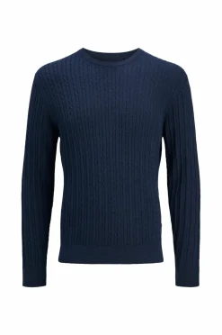 Jack & Jones Pullover jjeEmil Knit Cable Crew Neck^ Trøjer