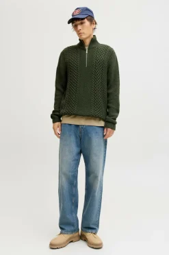 Clearance Pullover jjPaul Knit Half Zip Trøjer