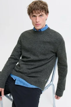 Jack & Jones Pullover jprBlulambswool Knit Crew Neck^ Trøjer