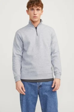 New Sweatshirt jjeBradley Sweat Half Zip Sweatshirts & Hoodies