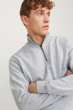 New Sweatshirt jjeBradley Sweat Half Zip Sweatshirts & Hoodies