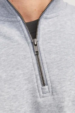 New Sweatshirt jjeBradley Sweat Half Zip Sweatshirts & Hoodies
