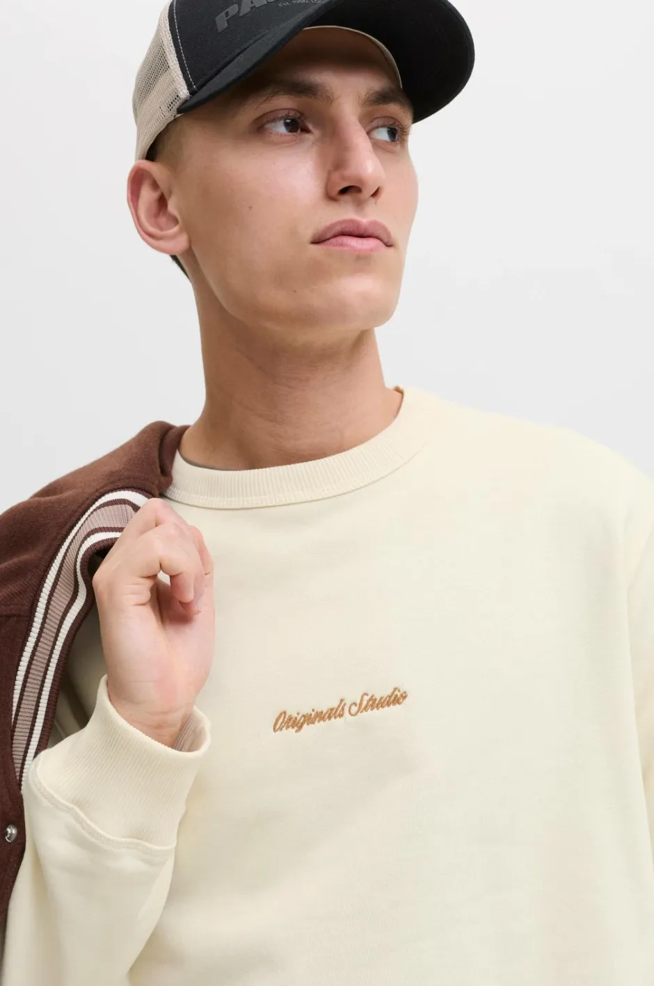 Jack & Jones Sweatshirt jorNorrebro Emb Sweat Crew^ Sweatshirts & Hoodies