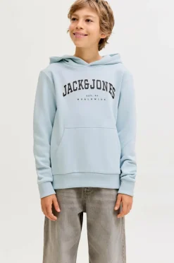 Online Junior Hættetrøje jjeCaleb Varsity Sweat Hood Noos JN Børn Sweatshirts & Hoodies