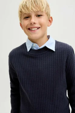 Outlet Junior Pullover jprBlubarkley Knit Crew Neck Jnr Børn Trøjer & Cardigans