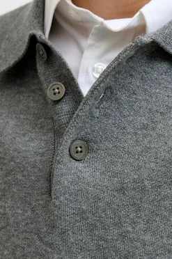 Jack & Jones Junior Pullover jprBlabradfort Knit Polo LN Jnr^Børn Trøjer & Cardigans