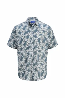 Jack & Jones Junior Skjorte jorJoshua Split Aop Shirt SS Jnr^Børn Skjorter